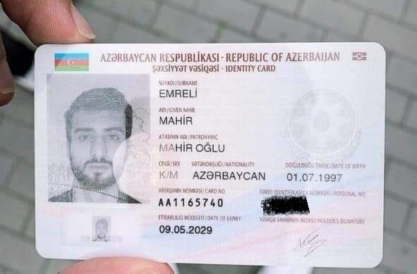 Mahir yeni şəxsiyyət vəsiqəsi aldı - Soyadını dəyişdi - FOTO Mahir yeni şəxsiyyət vəsiqəsi aldı - Soyadını dəyişdi - FOTO
