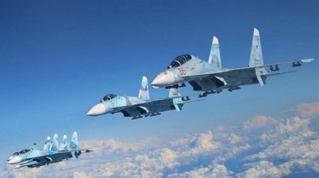 Kiyev üzərində Su-27 belə məhv edildi - Video