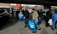 Yardım yüklü 4 TIR Türkiyəyə yola salındı
